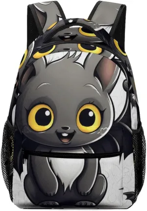 Stylish Backpack, Cute Bat Print Durable Backpack Travel Backpack Hiking Backpack Ergonomic Backpack Comfortable Backpack