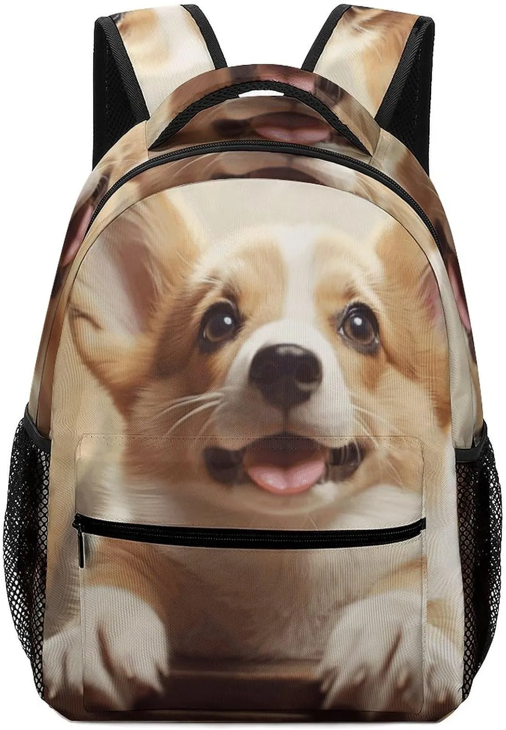 Stylish Backpack, Cute Corgi Print Durable Backpack Travel Backpack Hiking Backpack Ergonomic Backpack Comfortable Backpack, Style
