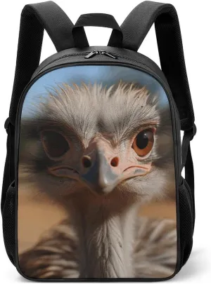Stylish Backpack, Cute Ostrich Print Durable Backpack Travel Backpack Hiking Backpack Ergonomic Backpack Comfortable Backpack