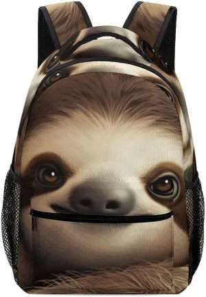 Stylish Backpack, Cute Sloth Print Durable Backpack Travel Backpack Hiking Backpack Ergonomic Backpack Comfortable Backpack