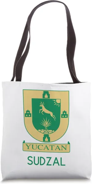 Sudzal Yucatan Estado De Mexico Escudo Eagle Aguila Tote Bag