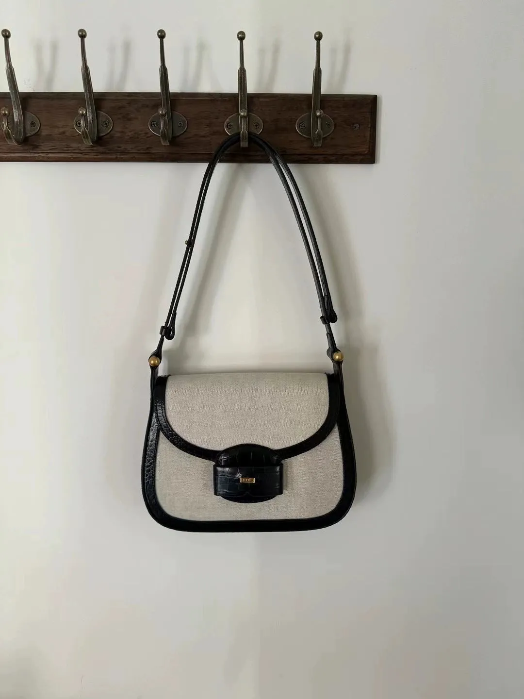 Suede Saddle Bag