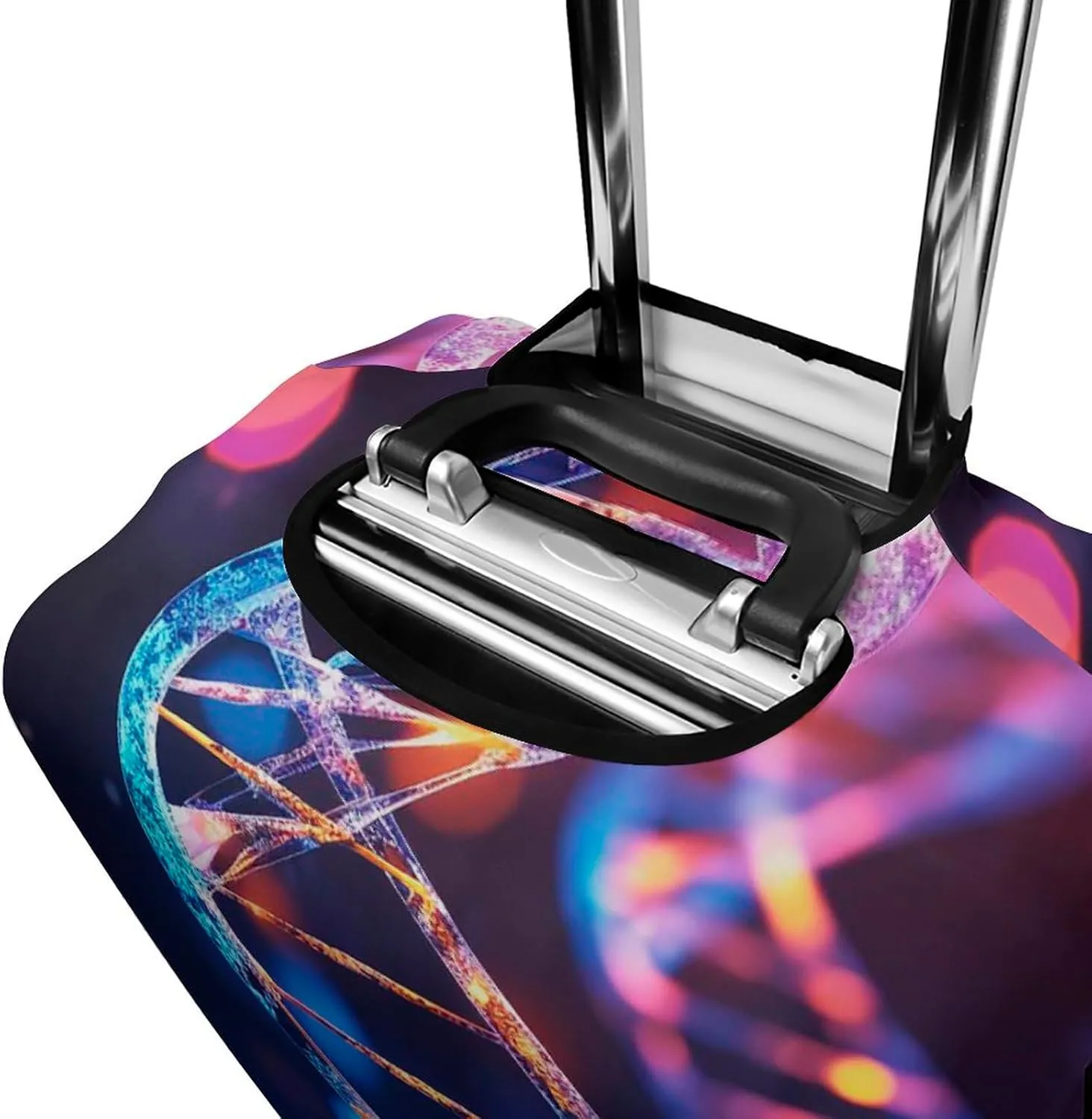 Suitcase Covers for Luggage DNA Genetic Helix Fashion Luggage Cover Washable Protector Waterproof Suitcase Cover Anti-scratch Travel Suitcases Covers Case for 19-32 Inch Luggages M