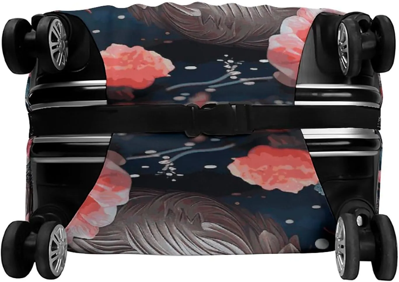 Suitcase Covers for Luggage Floral Swan Fashion Luggage Cover Washable Protector Waterproof Suitcase Cover Anti-scratch Travel Suitcases Covers Case for 19-32 Inch Luggages L