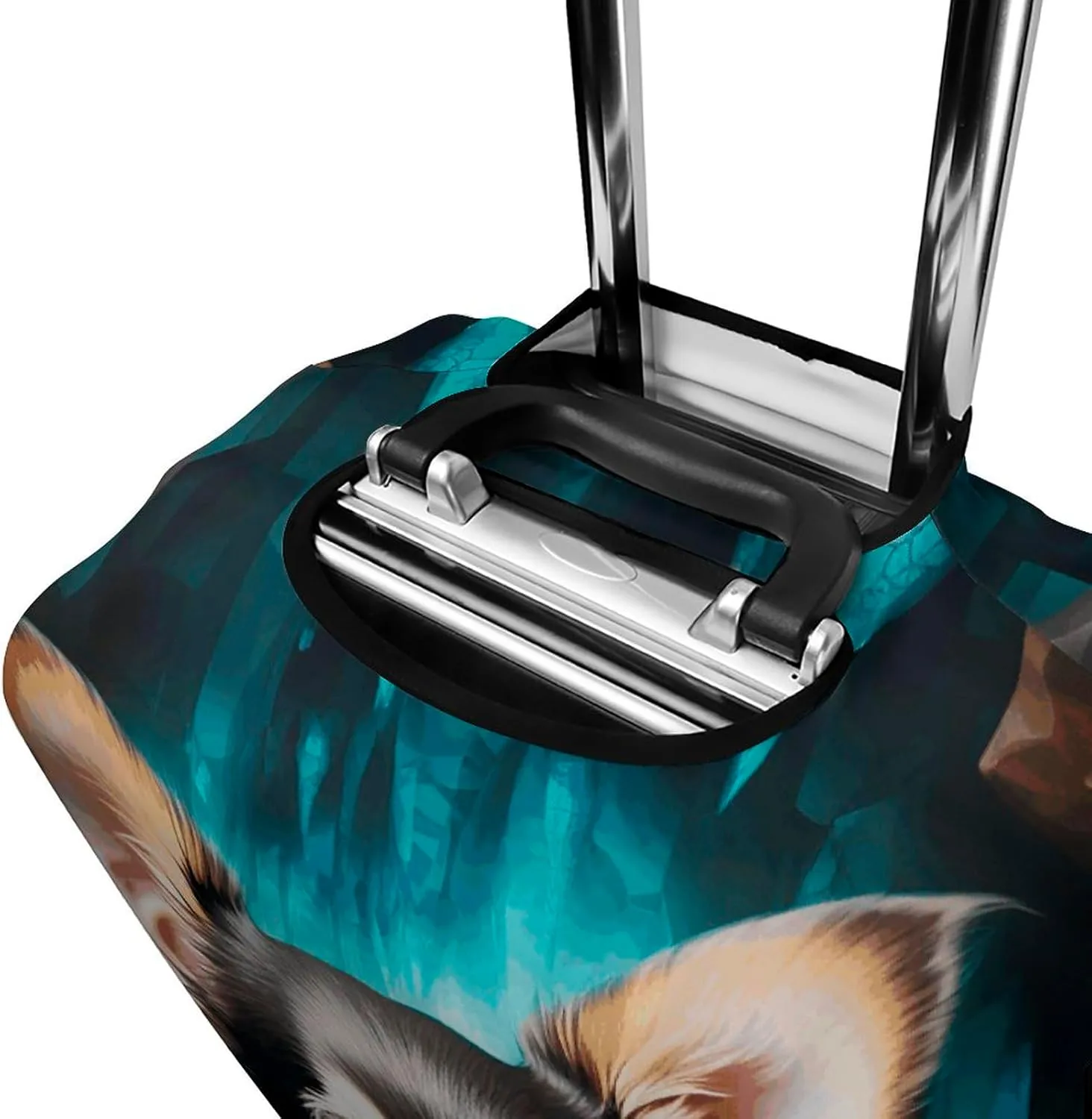 Suitcase Covers for Luggage Gem Cave Chihuahua Fashion Luggage Cover Washable Protector Waterproof Suitcase Cover Anti-scratch Travel Suitcases Covers Case for 19-32 Inch Luggages XL