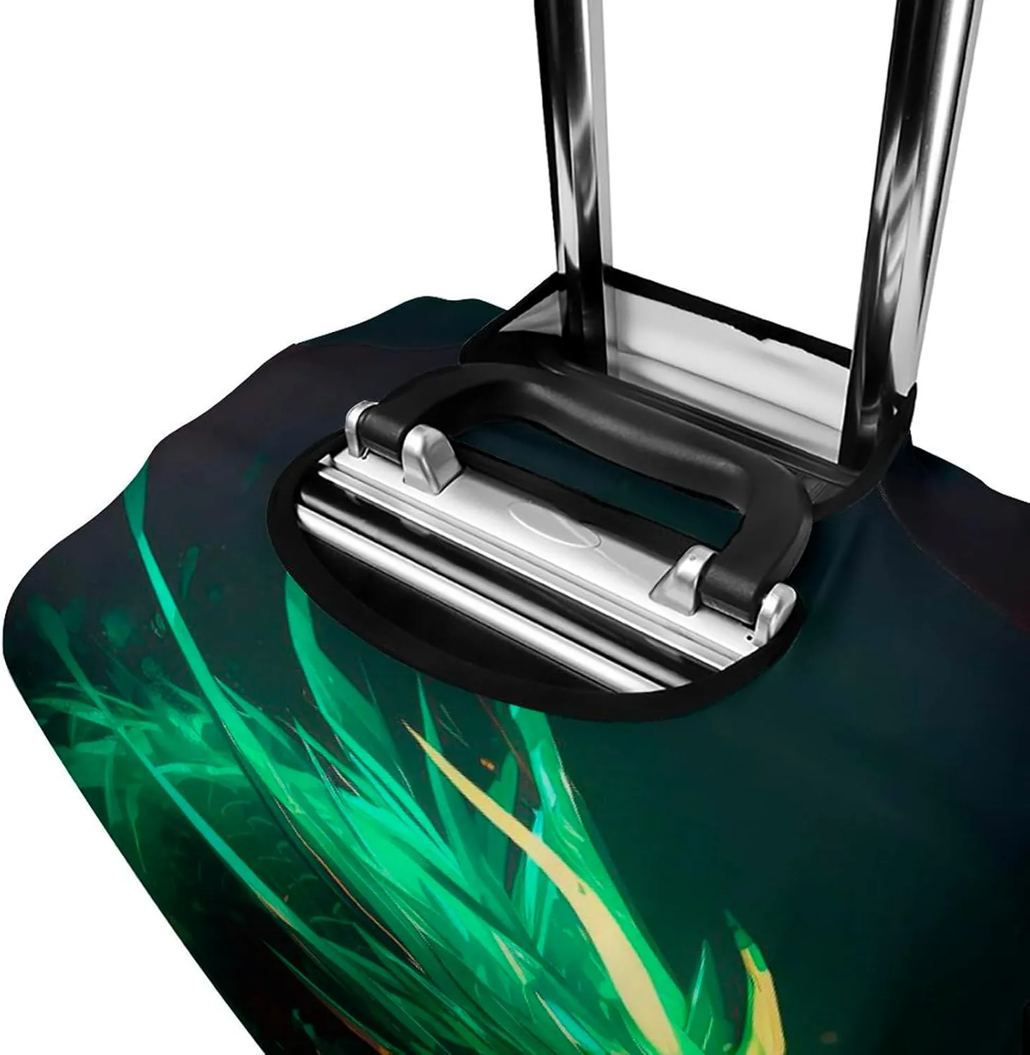 Suitcase Covers for Luggage Green Dragon Fashion Luggage Cover Washable Protector Waterproof Suitcase Cover Anti-scratch Travel Suitcases Covers Case for 19-32 Inch Luggages M