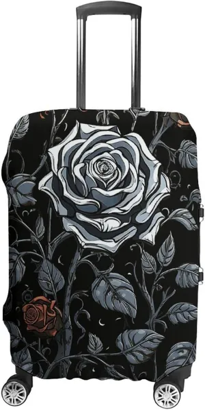 Suitcase Covers for Luggage Rose Gothic Fashion Luggage Cover Washable Protector Waterproof Suitcase Cover Anti-scratch Travel Suitcases Covers Case for 19-32 Inch Luggages L