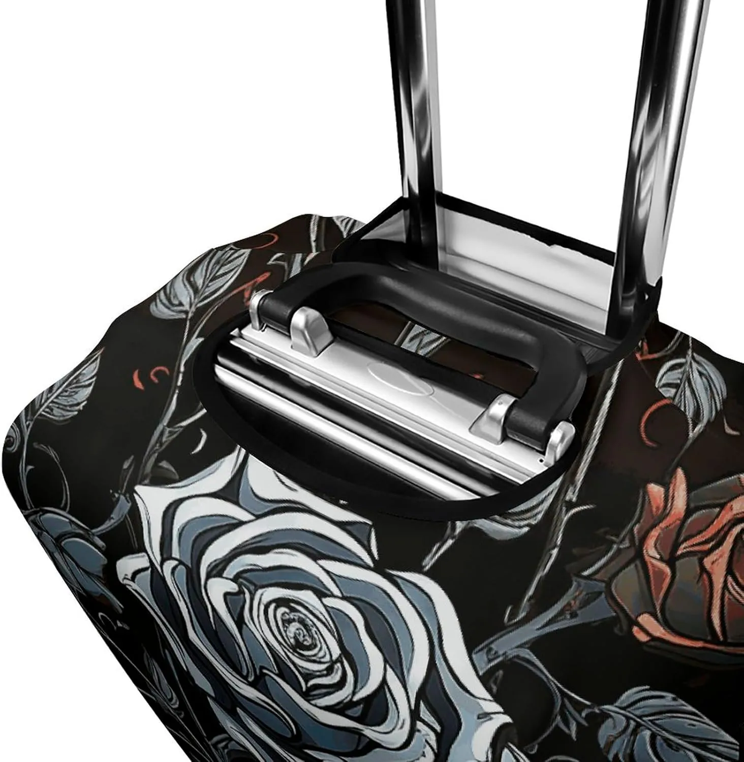 Suitcase Covers for Luggage Rose Gothic Fashion Luggage Cover Washable Protector Waterproof Suitcase Cover Anti-scratch Travel Suitcases Covers Case for 19-32 Inch Luggages L
