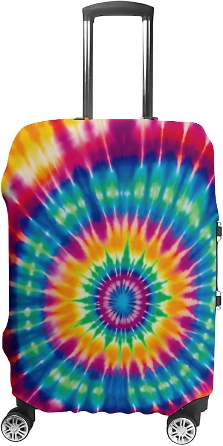 Suitcase Covers for Luggage Tie Dye Pattern Fashion Luggage Cover Washable Protector Waterproof Suitcase Cover Anti-scratch Travel Suitcases Covers Case for 19-32 Inch Luggages L