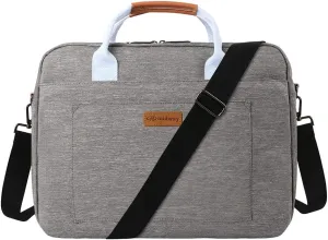 Sumac 15 inch Laptop Chromebook Shoulder Bag Water Resistant Case, Well Padded for 15" MacBooks, HP, Dell, Lenovo Laptops