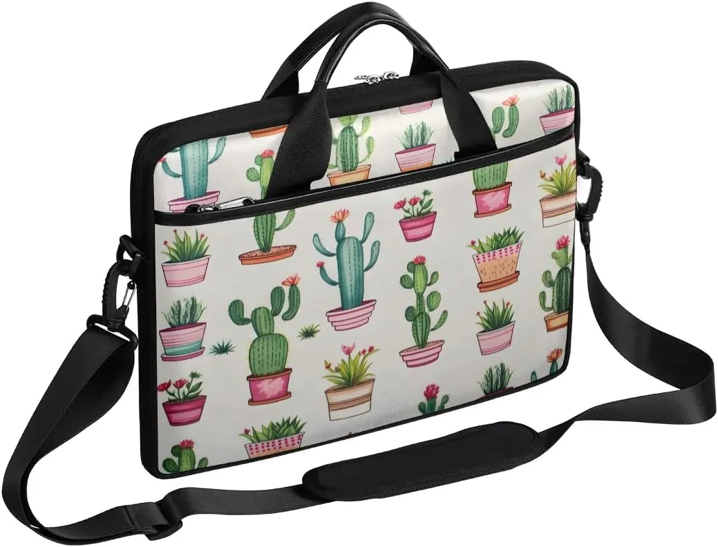 Sunshine Cactus Desert 15 Inch Laptop Bag Laptop Shoulder Bag Computer Cases for Laptops or Tablets