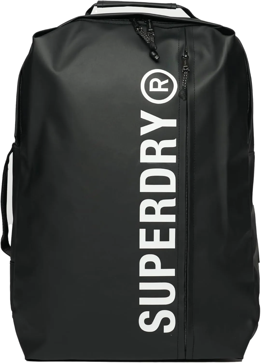 Superdry Men's 25L Tarp Backpack, Black/Optic, One Size
