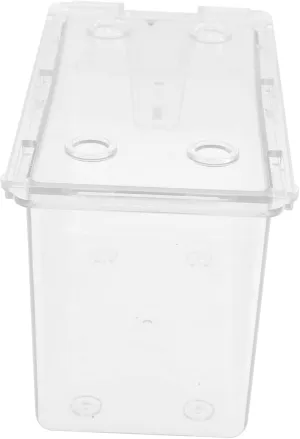 SUPVOX Transparent Poker Cards Case Compact Storage Box for Organizing Jewelry Beads Game Lightweight Easy