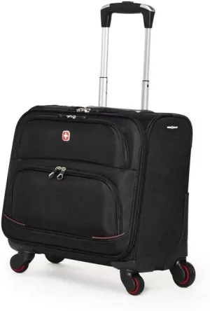 Swiss Gear SWA5176 15-Inch Wheeled Business Laptop Case - Black