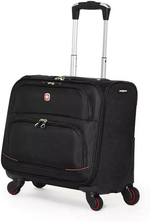 Swiss Gear SWA5176 15-Inch Wheeled Business Laptop Case - Black