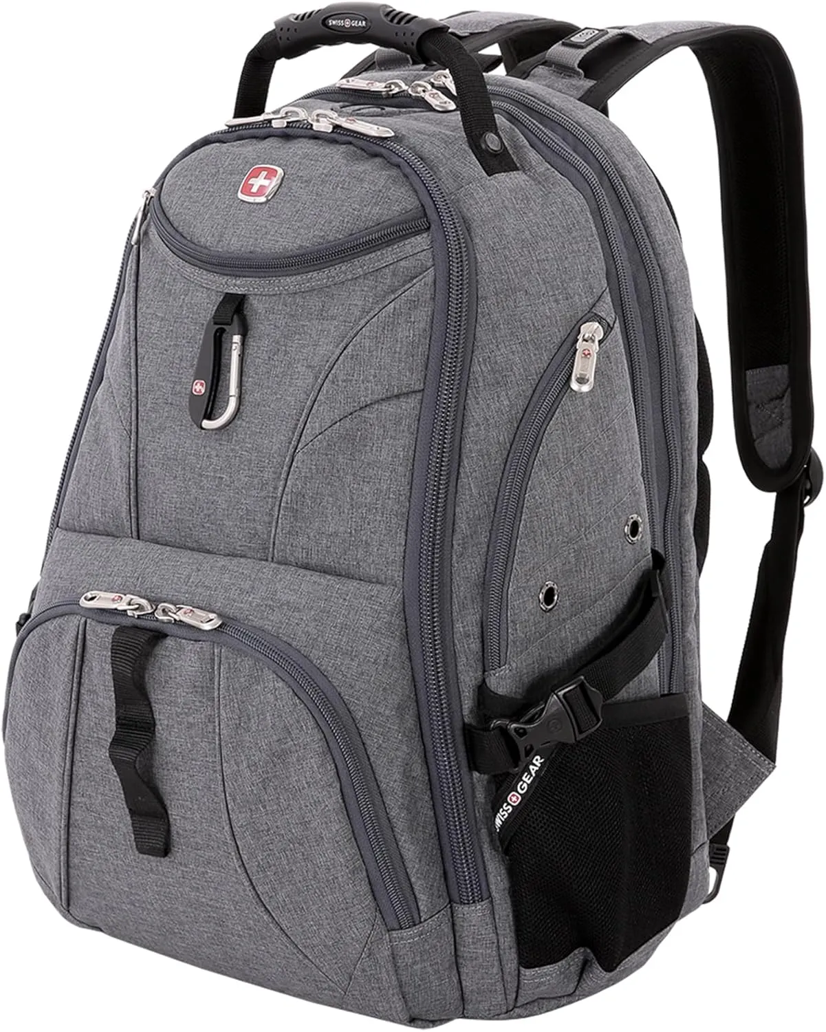SwissGear 1900 Scansmart TSA 17 Laptop Backpack, Heather Grey, 19-Inch