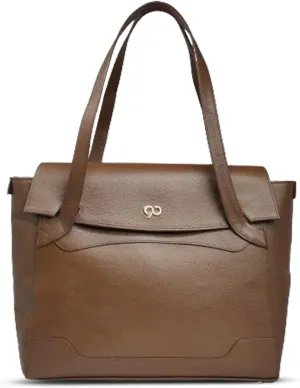 Tara Brown Leather Work Tote Bag (Large) 90feet by Dharavi Market