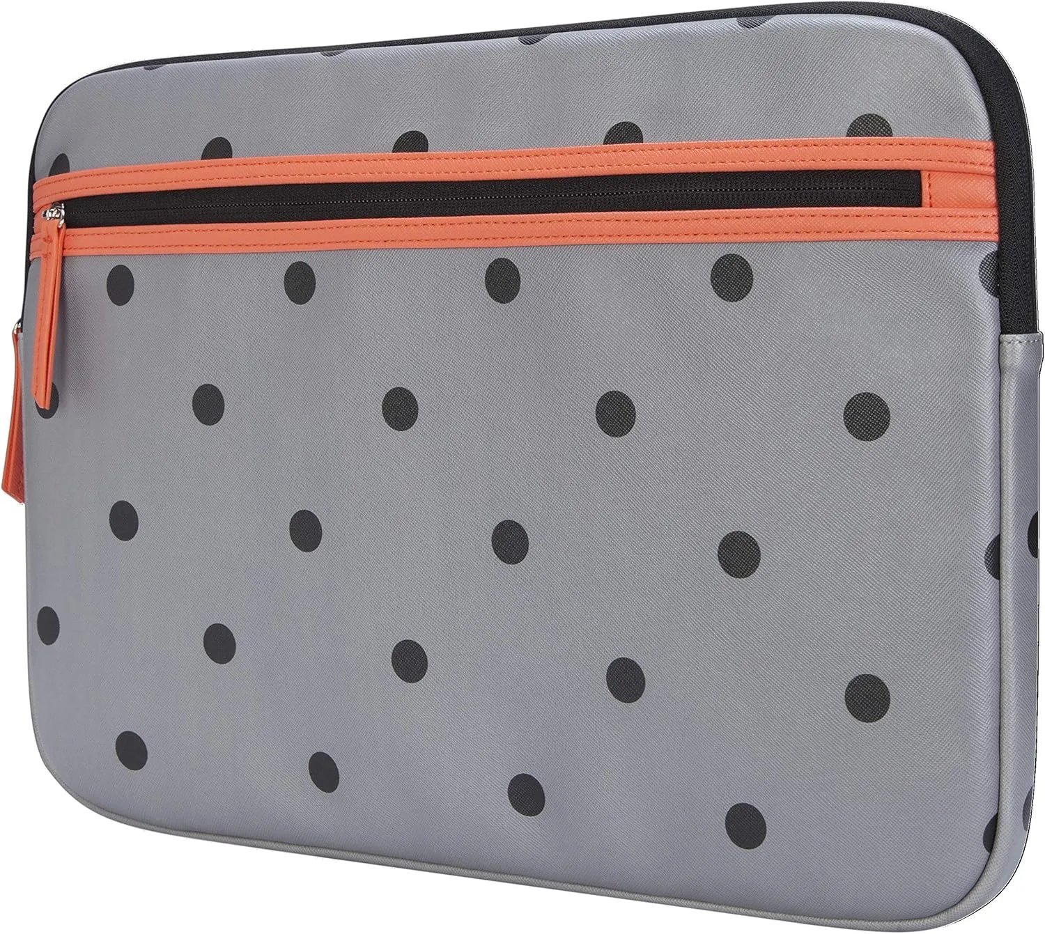 Targus Arts Edition for 15.6-Inch Laptop Protective Sleeve - Polka Dot, Gray/Salmon (TSS999GL)