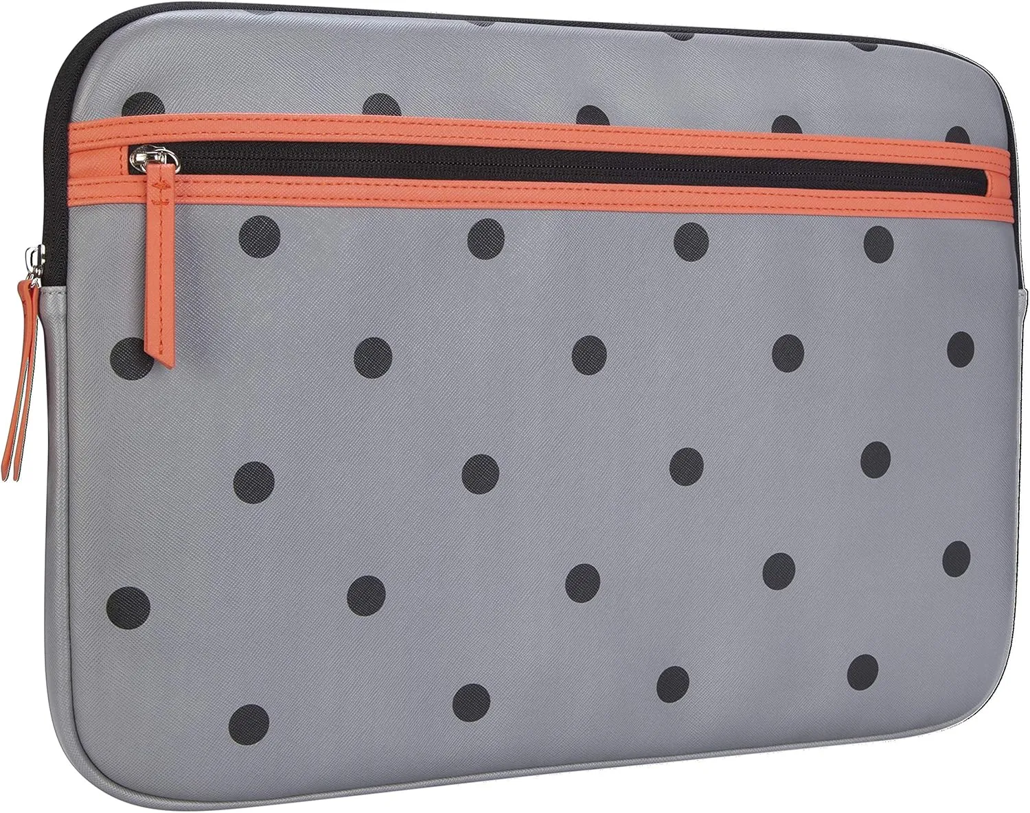 Targus Arts Edition for 15.6-Inch Laptop Protective Sleeve - Polka Dot, Gray/Salmon (TSS999GL)