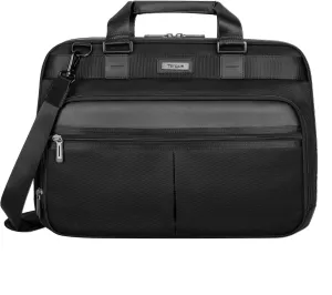 Targus Mobile Elite Laptop Bag for 15.6-inch Laptops, TSA Checkpoint-Friendly Design, Messenger Bag for Men/Women, Computer Bag & Laptop Case for Mac/PC/Dell/Lenovo/HP, Black (TBT045US)