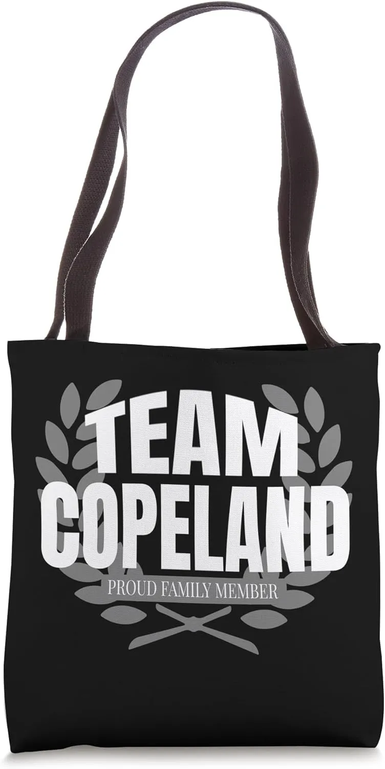 Team Copeland Proud Family Member Copeland Tote Bag
