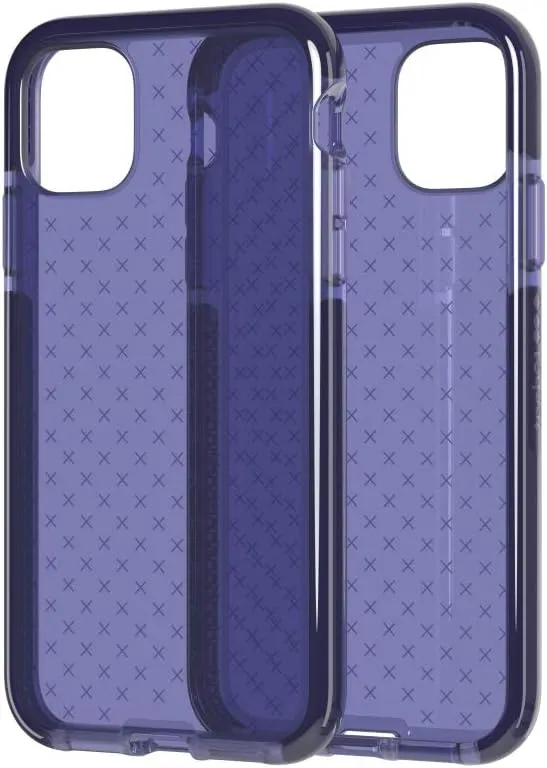 tech21 Evo Check for Apple iPhone 11 - Germ Fighting Antimicrobial Phone Case with 12 ft. Drop Protection Indigo