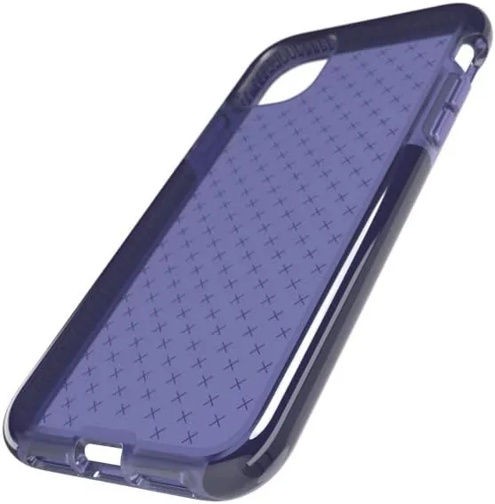 tech21 Evo Check for Apple iPhone 11 - Germ Fighting Antimicrobial Phone Case with 12 ft. Drop Protection Indigo