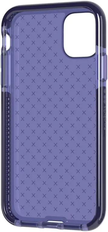tech21 Evo Check for Apple iPhone 11 - Germ Fighting Antimicrobial Phone Case with 12 ft. Drop Protection Indigo
