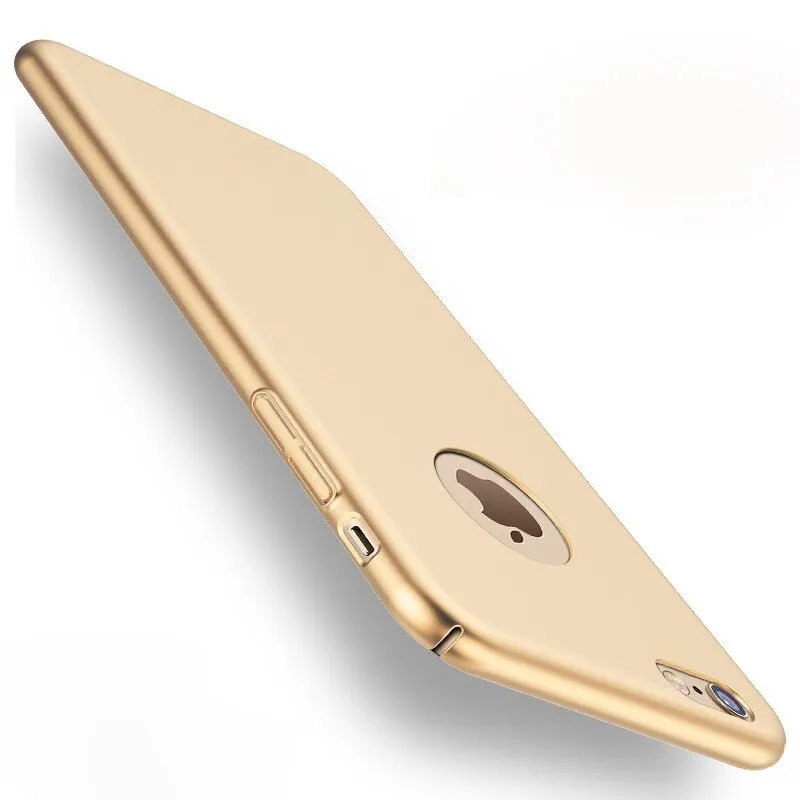 Thin Hard Protect Case 360?? All-inclusive PC Back Cover Bumper for iPhone 7 Plus Sliky Black8699
