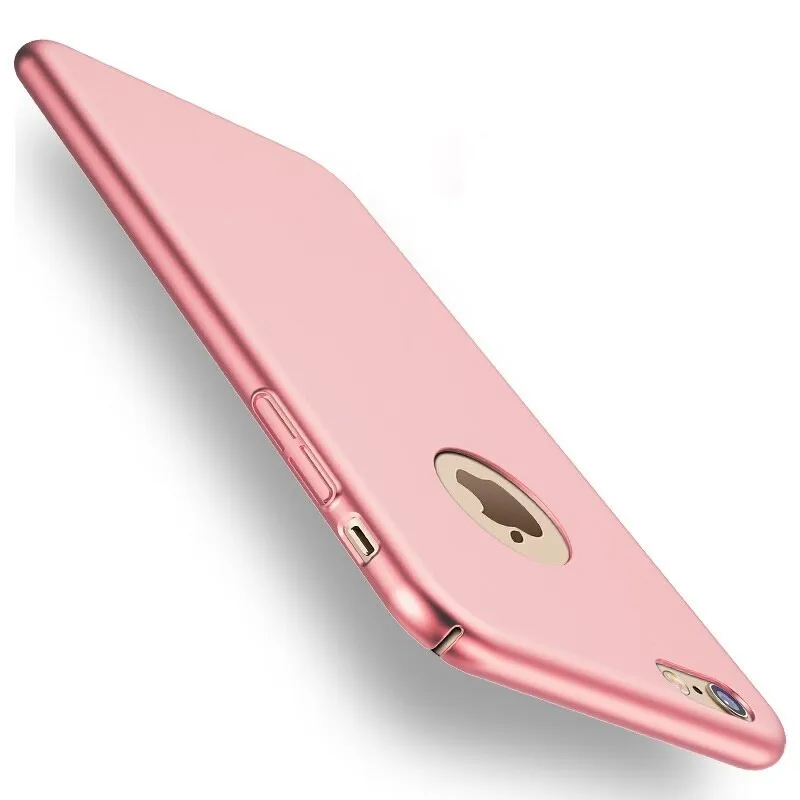 Thin Hard Protect Case 360?? All-inclusive PC Back Cover Bumper for iPhone 7 Plus Sliky Black