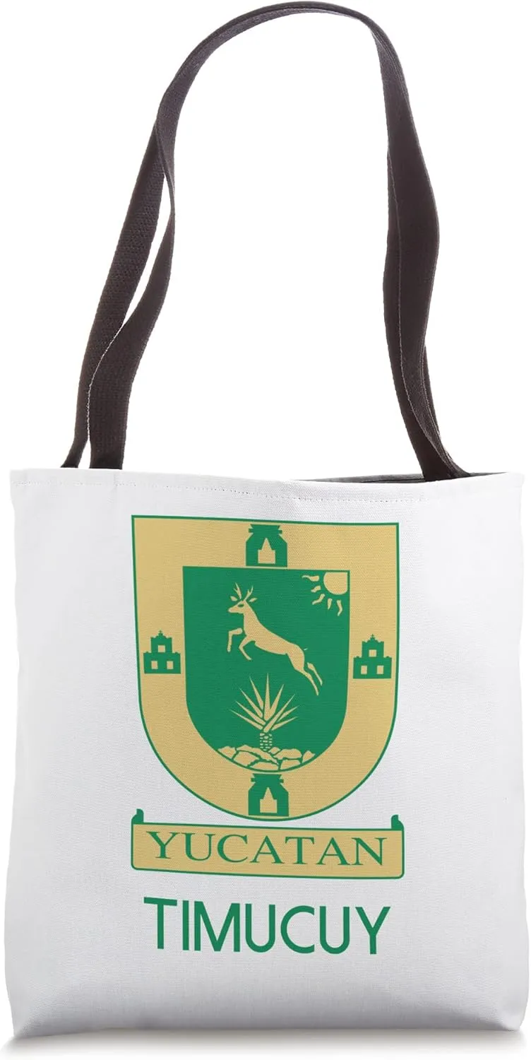 Timucuy Yucatan Estado De Mexico Escudo Eagle Aguila Tote Bag