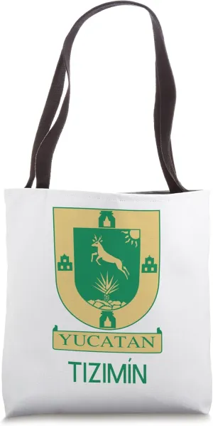 Tizimin Yucatan Estado De Mexico Escudo Eagle Aguila Tote Bag