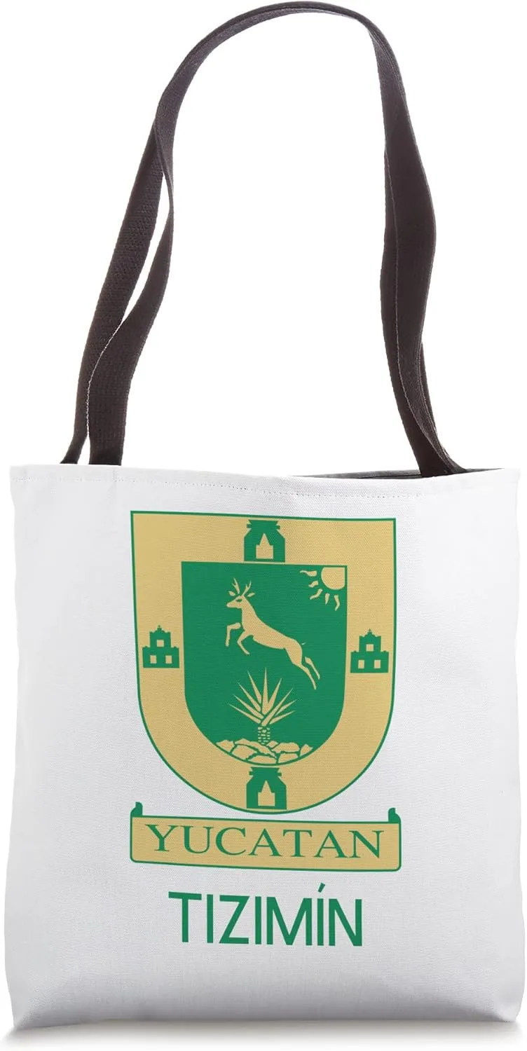 Tizimin Yucatan Estado De Mexico Escudo Eagle Aguila Tote Bag