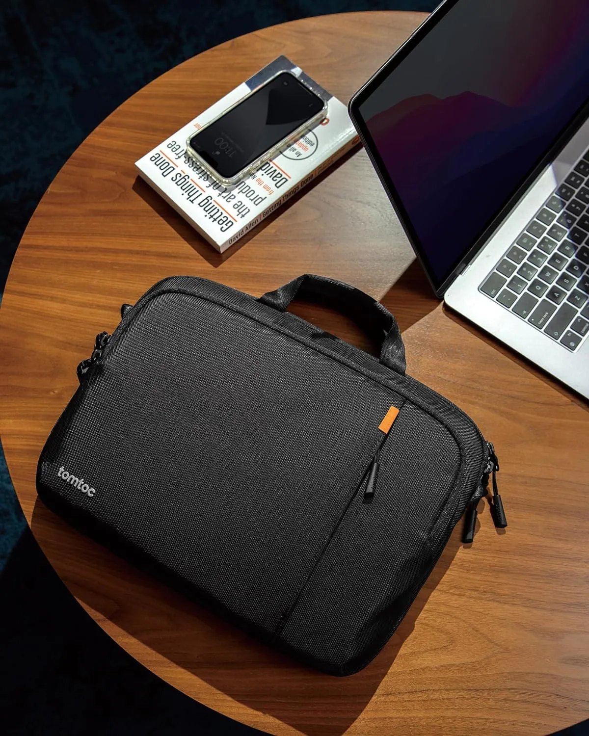 tomtoc 360 Protective Laptop Carrying Case for 16-inch MacBook Pro M4/M3/M2/M1 Pro/Max A3403 A3186 A2991, Water-resistant Laptop Shoulder Bag fits 15-inch MacBook Air M4/A3241 2025, M3/A3114, M2/A2941