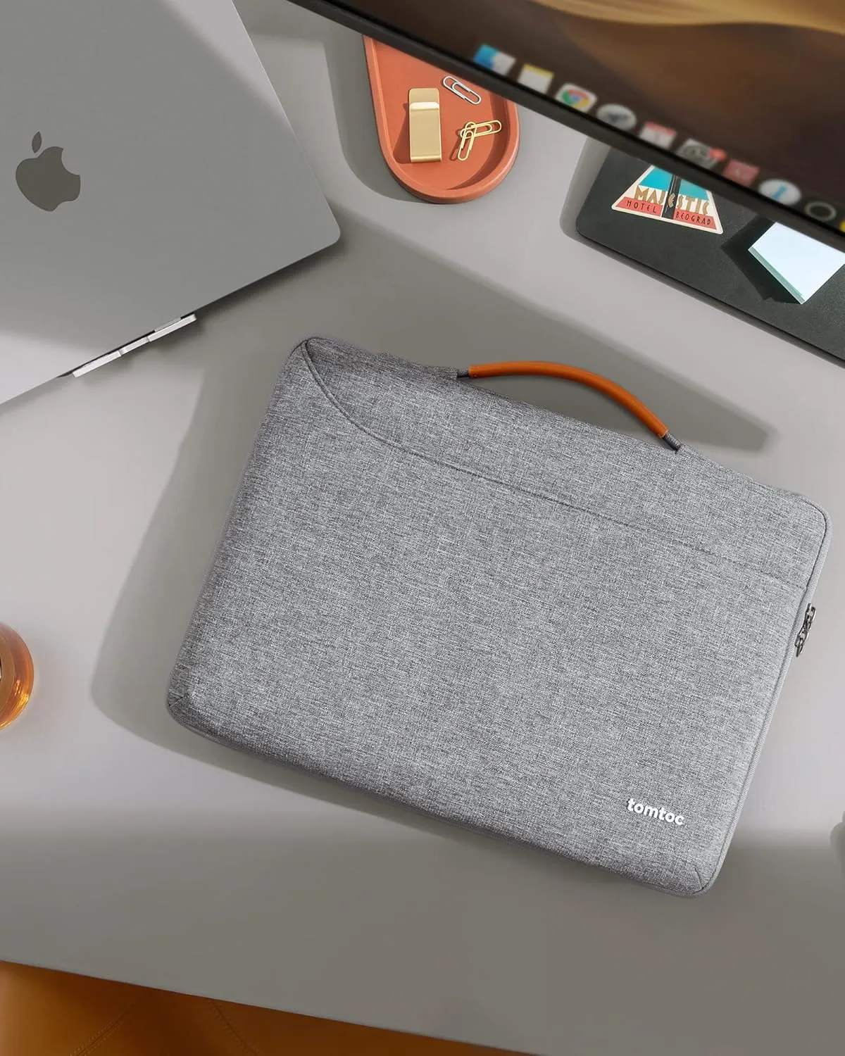 tomtoc 360 Protective Laptop Case Sleeve Compatible with 15-inch MacBook Air M4/A3241 2025, M3/A3114, M2/A2941, 15-inch Surface Laptop 7(Copilot  PC) 6/5/4/3, Dell XPS 15 Plus, Water-Resistant Bag