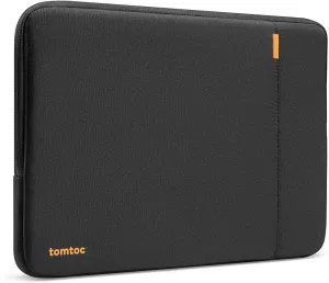 tomtoc 360° Protective Laptop Sleeve for 13-inch New MacBook Air M4/A3240 2025, M3/A3113, M2/A2681 M1/A2337 A2179 A1932, 13-inch MacBook Pro M2/A2686 M1/A2338, Water-Resistant Computer Case Bag