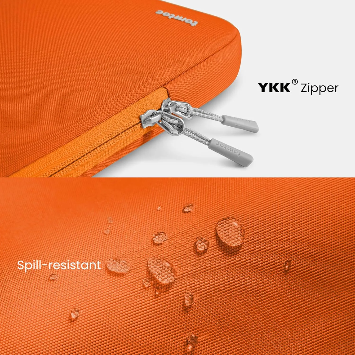 tomtoc 360° Protective Laptop Sleeve for 13-inch New MacBook Air M4/A3240 2025, M3/A3113, M2/A2681 M1/A2337 A2179 A1932, 13-inch MacBook Pro M2/A2686 M1/A2338, Water-Resistant Computer Case Bag