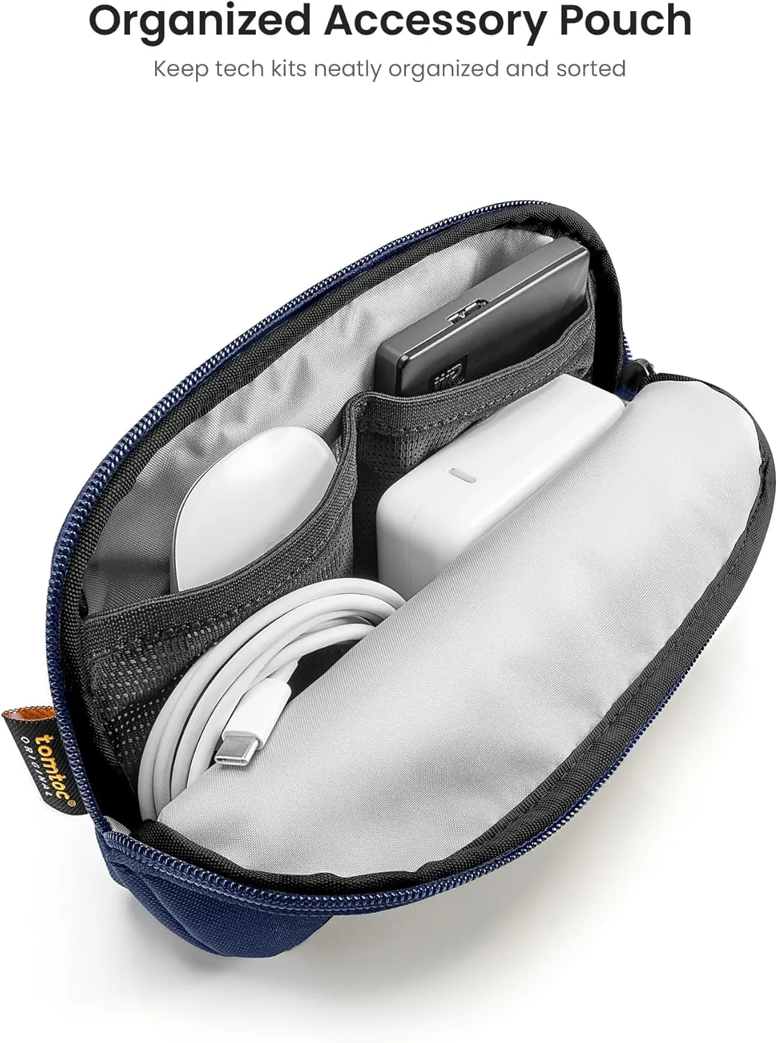 tomtoc 360 Protective Laptop Sleeve Set for 15-inch MacBook Air M4/A3241 2025, M3/A3114 M2/A2941, 15-inch MacBook Pro A1990 A1707, Dell XPS 15 Plus, Water-Resistant Laptop Case with Accessory Pouch