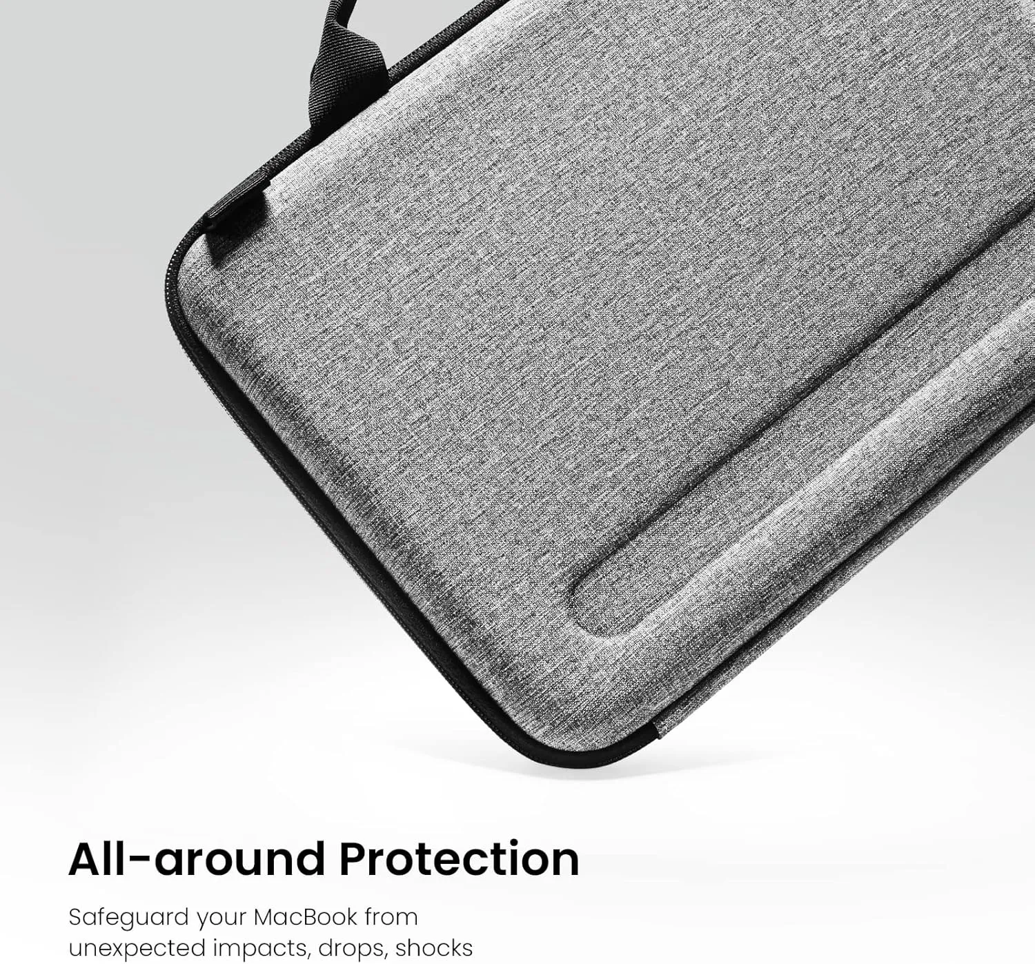 Tomtoc Hardshell Laptop Shoulder Bag for 16-inch MacBook Pro/Air, Organized Protective Hard Case with Tablet Pocket for Up to 13 Inch iPad Pro