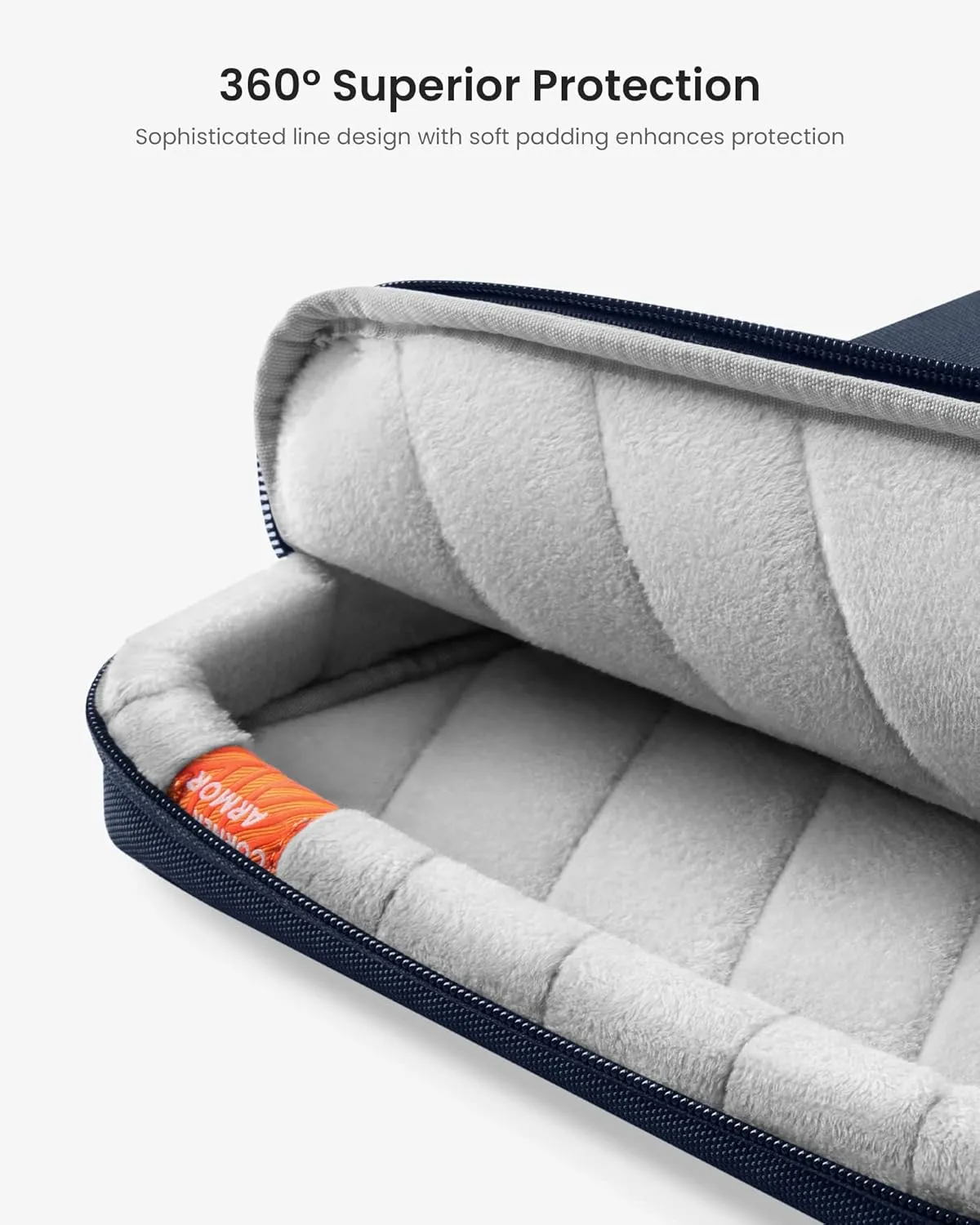 tomtoc Laptop Shoulder Bag for 14 Inch MacBook Pro M4/M3/M2/M1 Pro/Max 2024-2021, 13.5-14.4 Surface Laptop 6/5/Studio 2, Surface Book 3, 360 Protective Case Fit Asus VivoBook