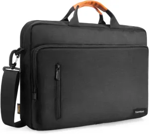 tomtoc Protective Laptop Shoulder Bag for 15.6 Inch Universal HP Dell Acer ASUS Lenovo Laptop Chromebook Ultrabook, Multi-Functional Business Laptop Briefcase for 15 16 In MacBook Air/Pro M4/M3/M2/M1