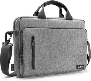 tomtoc Protective Laptop Shoulder Bag for 15.6 Inch Universal HP Dell Acer ASUS Lenovo Laptop Chromebook Ultrabook, Multi-Functional Business Laptop Briefcase for 15 16 In MacBook Air/Pro M4/M3/M2/M1