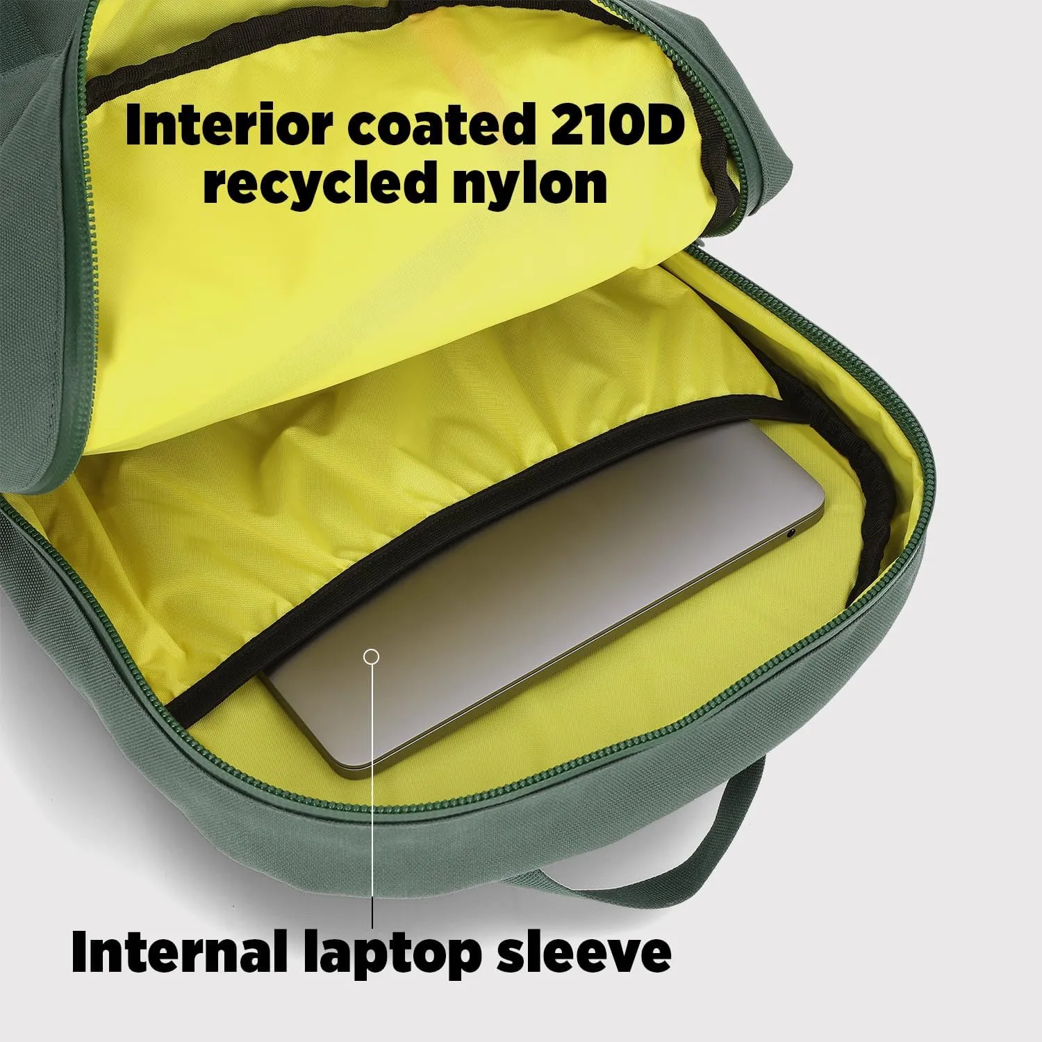 Topo Designs Daypack Tech – Daily Backpack Designed in Denver, Functional Commuter Bag, 2 Padded Laptop Sleeves (Forest)