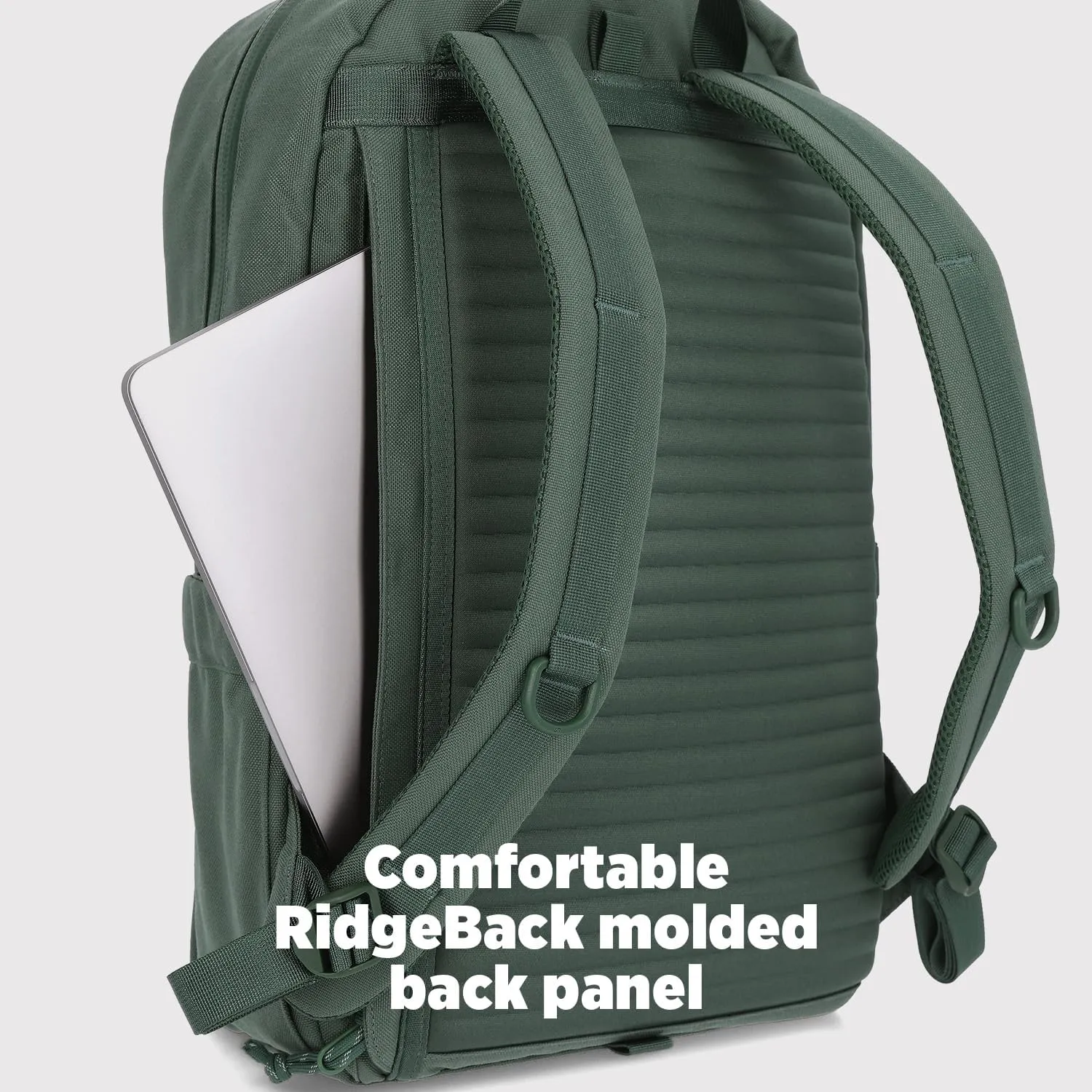 Topo Designs Daypack Tech – Daily Backpack Designed in Denver, Functional Commuter Bag, 2 Padded Laptop Sleeves (Forest)