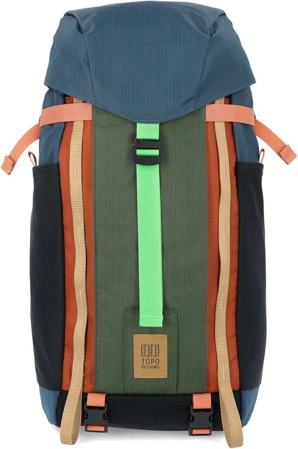 Topo Designs Mountain Pack - Pond Blue/olive - 16 L