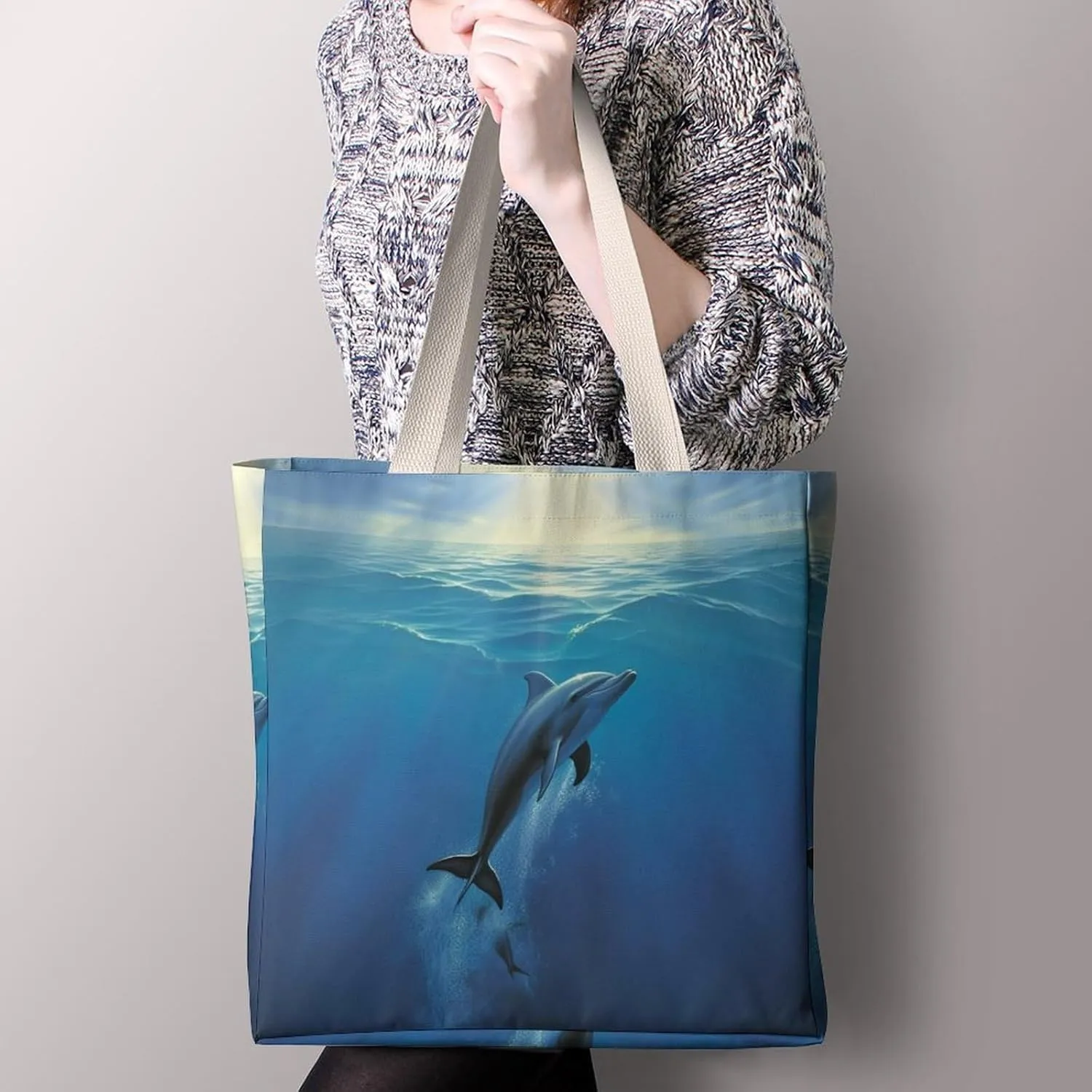 Tote Bag Laptop Handbag Farm Sunflower Grocery Bag Canvas Shoulder Bag Crossbody Bag for Travel