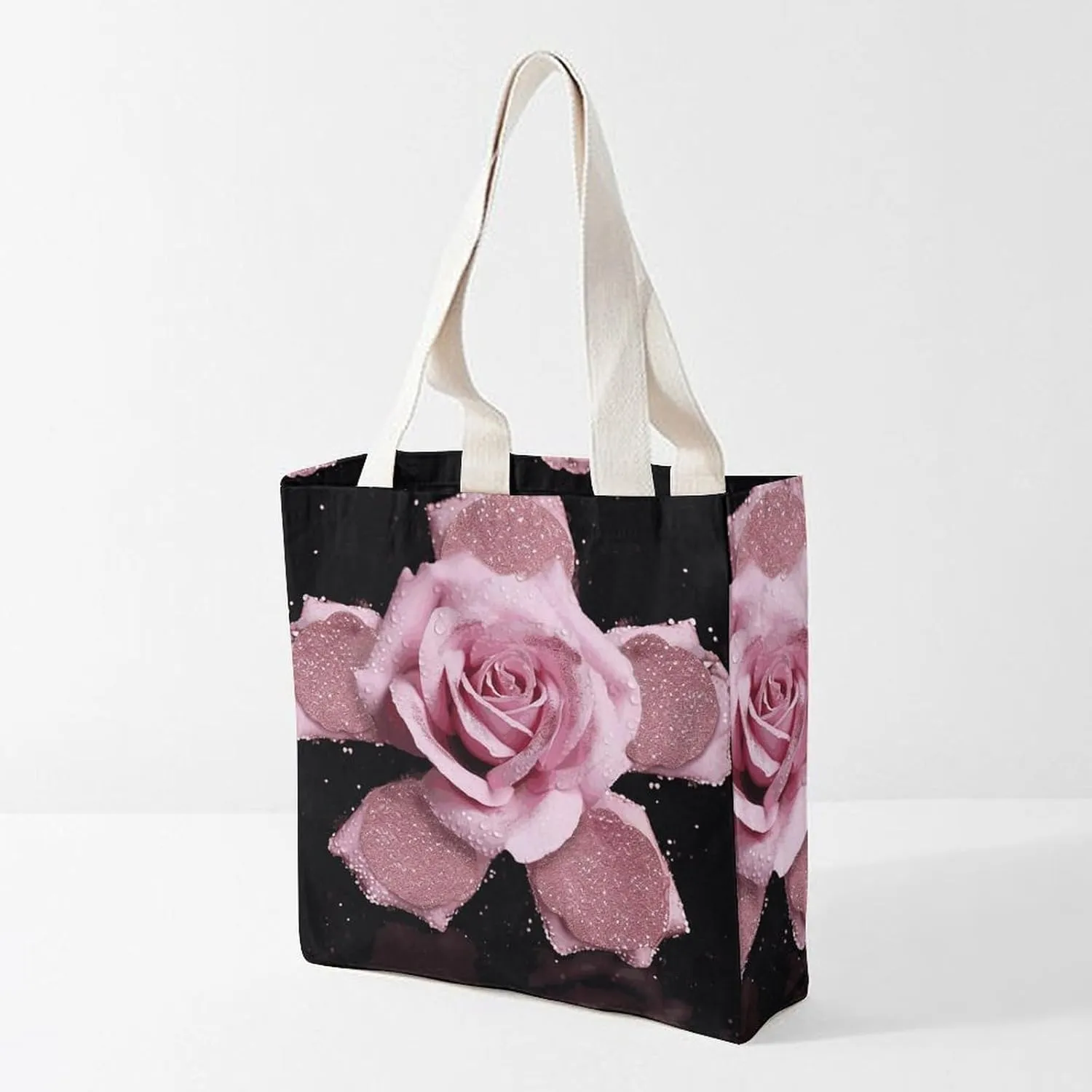 Tote Bag Laptop Handbag Glowing Zebra Grocery Bag Canvas Shoulder Bag Crossbody Bag for Travel