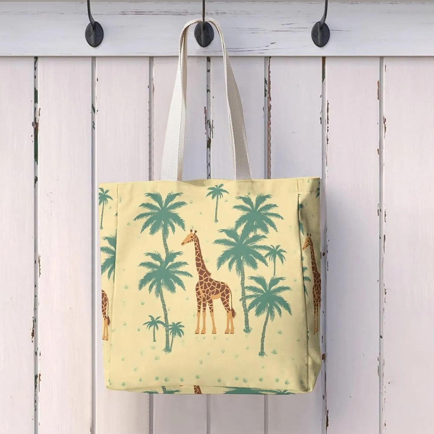 Tote Bag Laptop Handbag Glowing Zebra Grocery Bag Canvas Shoulder Bag Crossbody Bag for Travel