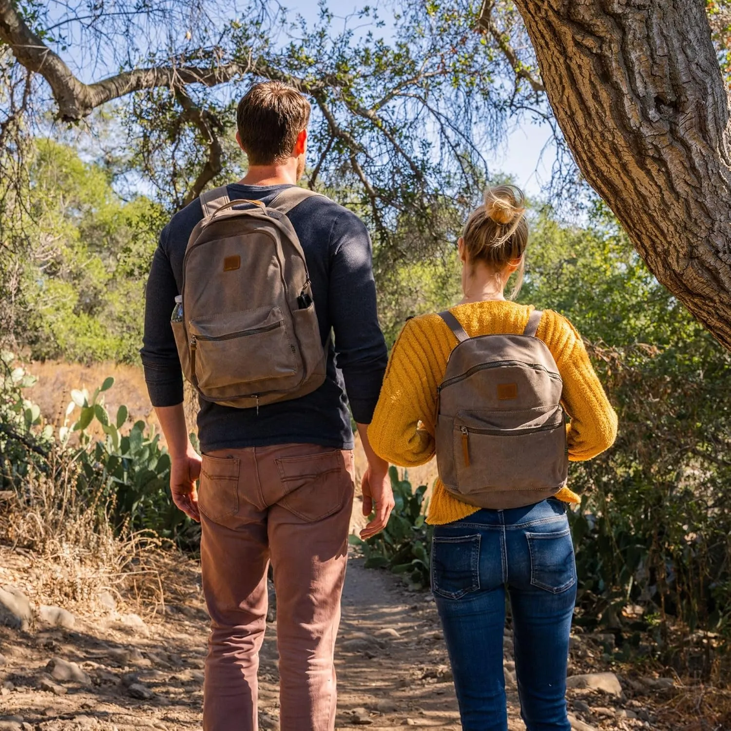 Trail and Tree Double Backpack (Grey)