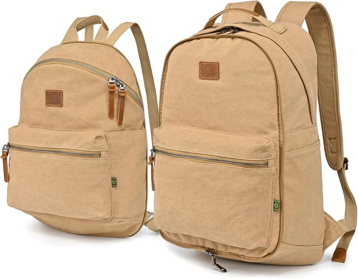 Trail and Tree Double Backpack (Khaki)